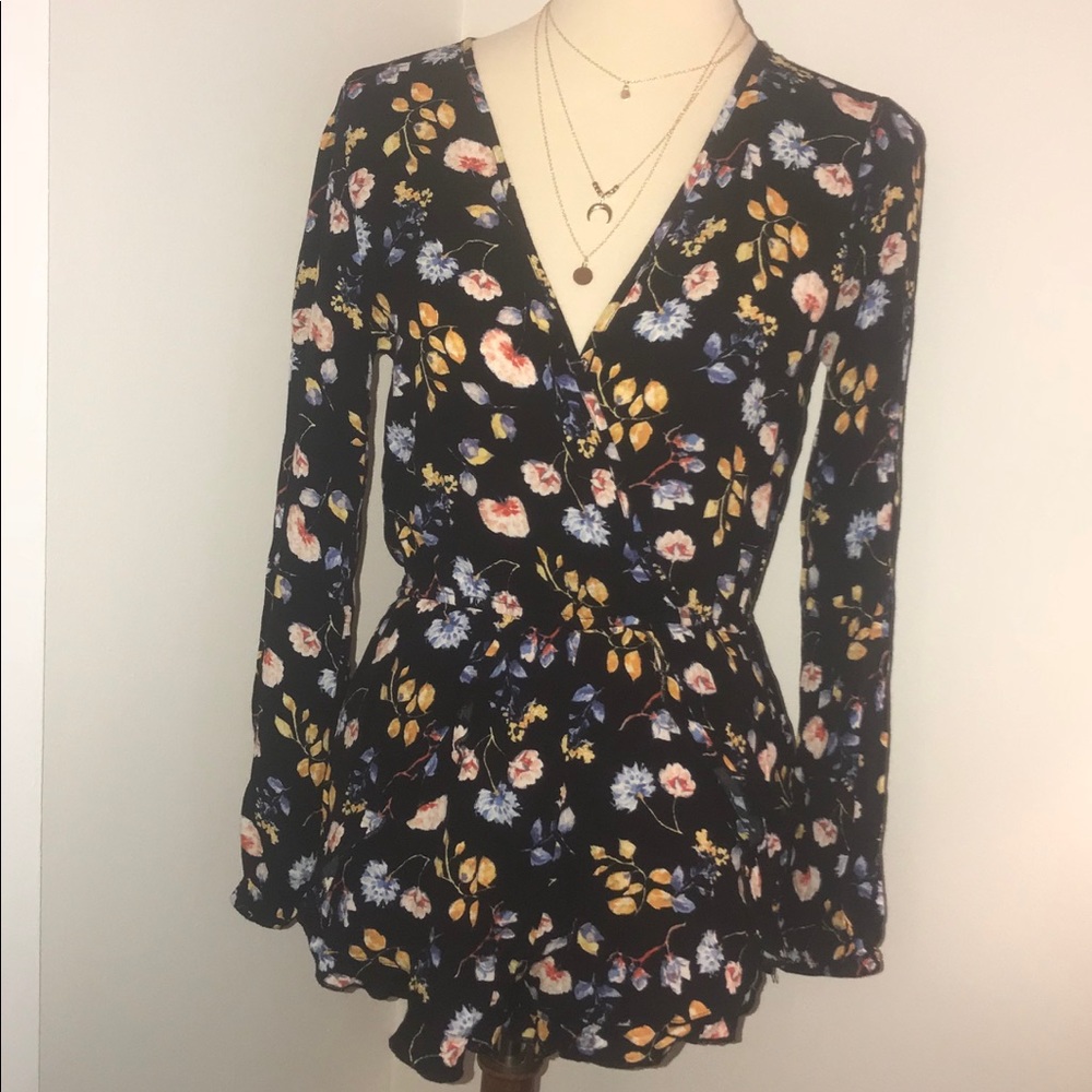 Forever21 floral romper